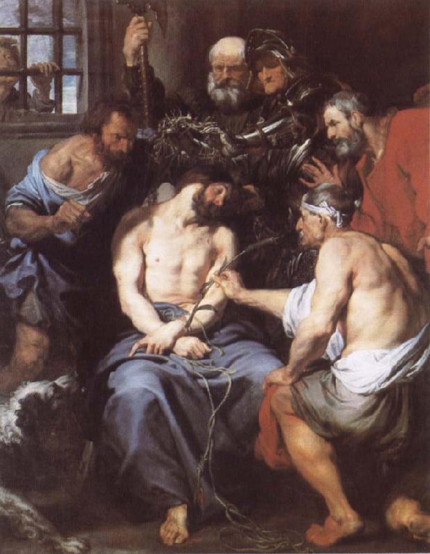 Anthony Van Dyck Crowning with Thorns